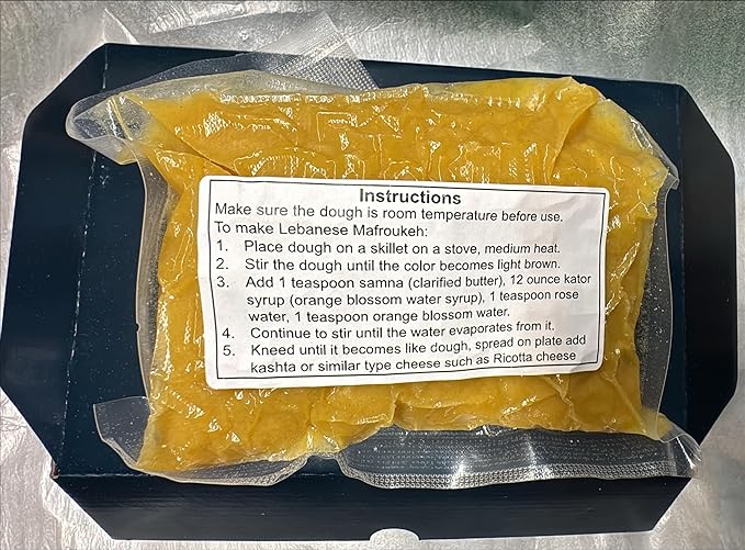 Tripoli Delight Mafroukeh Kit - Authentic Lebanese Knafeh Dough (Fine) 1 lbs. كنافة ناعمة