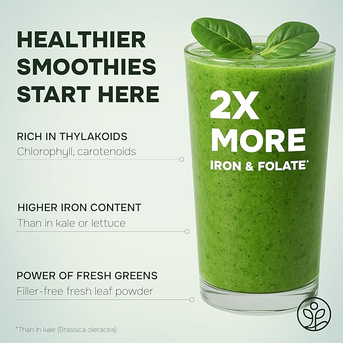 Jungle Powders Freeze Dried Whole Organic Wild Blueberries 4oz &amp Spinach Powder 5oz Bundle – Freeze Dried Whole Fruit &amp Leaf No Sugar Added Superfoods for Smoothies Baking &amp Immune Supp