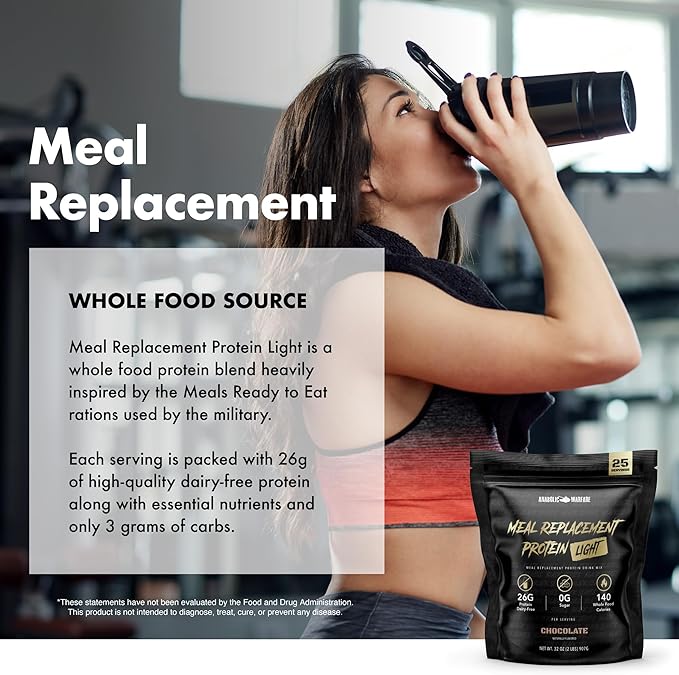 Meal Replacement Protein Light - Light Whole Food Meal Replacement Protein Powder