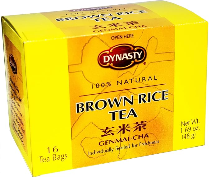 Dynasty Roasted Rice Genmai-Cha Tea 96 Count Pack Of 6