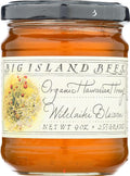Organic Wilelaiki (Hawaiian Christmas Berry) Raw Honey Single Floral Variety by Big Island Bees (9 oz Glass Jar)