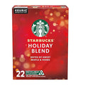 Starbucks K-Cup Coffee Pods Medium Roast Starbucks Holiday Blend Coffee for Keurig Brewers 100% Arabica 1 Box (22 Pods)