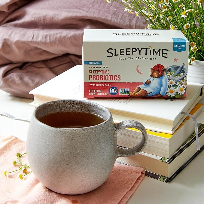 Celestial Seasonings Wellness Tea Sleepytime Variety Pack Detox Sinus Soother Throat Tamer Sleepytime Extra Honey Immune Boost Caffeine Free Sleep Tea 20 Tea Bags (Pack of 6)