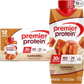 Premier Protein Shake Caramel 30g Protein No Added Sugar 24 Vitamins &amp Minerals to Support Immune Health 11 fl oz 12 Pack