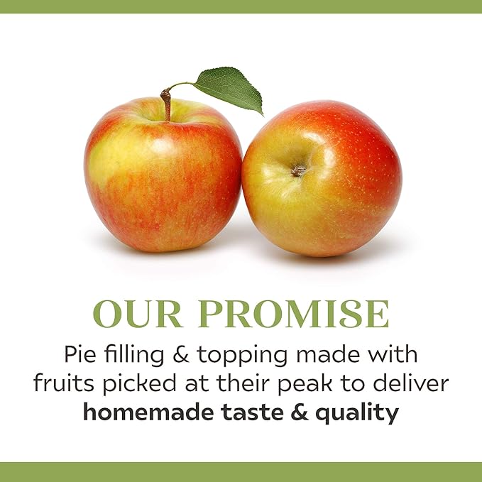Duncan Hines Comstock More Fruit Apple Pie Filling and Topping 21 oz. (Pack of 8)