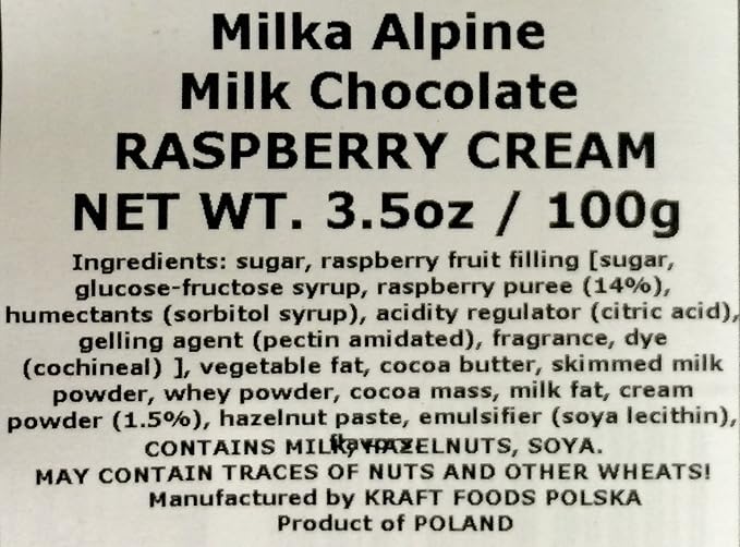 Milka Raspberry 35.2 Ounce