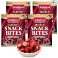 Bridgford Beef Snack Bites 4 oz Pack of 4 - Ready-to-Eat Snacks for On-The-Go Snacking - Gluten-Free Zero Carbs Meat Snacks for Adults - Keto Beef Snack Bites for Your Keto Diets