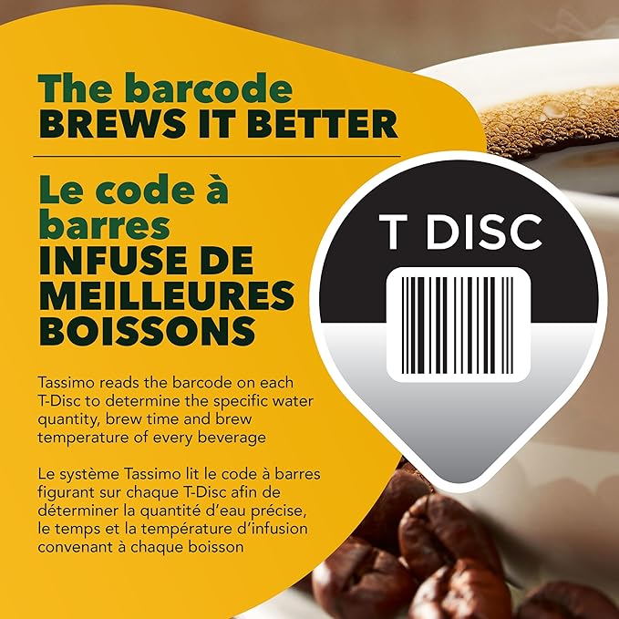 Tassimo Nabob Breakfast Blend Coffee 70 T-Discs (5 Boxes of 14 T-Discs) {Imported from Canada}
