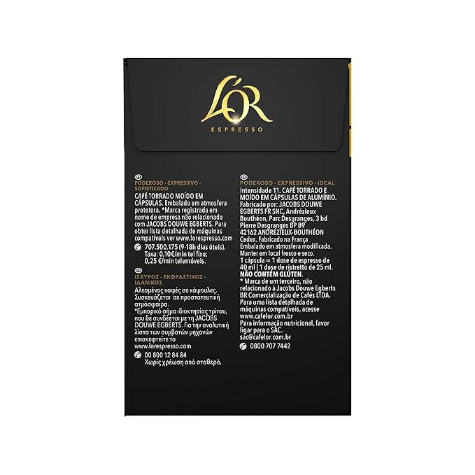 L'or espresso ristretto pods x 40