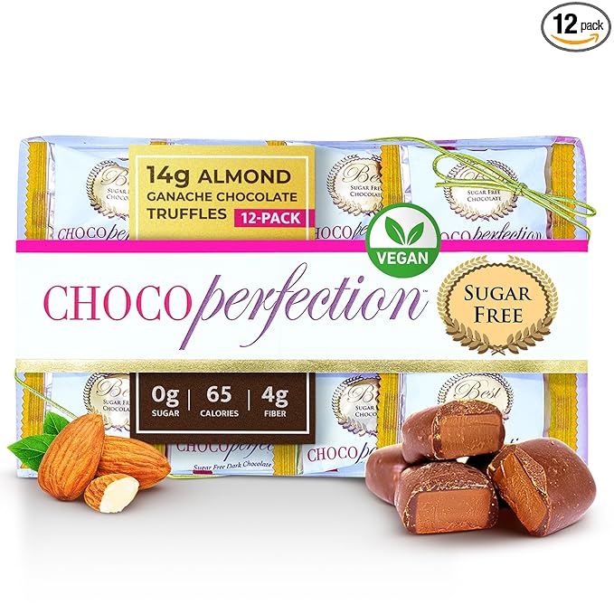 ChocoPerfection Sugar Free Almond Ganache Truffles