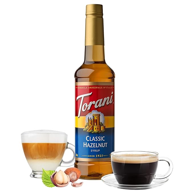 Torani Syrup Classic Hazelnut 25.4 Ounces (Pack of 4)