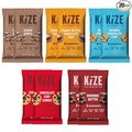KiZE Energy Bars - Chocolate Lovers Variety Pack - 20-Count - Gluten Free Dairy Free Options Non-GMO and High Protein Meal Replacement Energy Bars Clean and Simple Food Ingredients - 7-10g High Pr