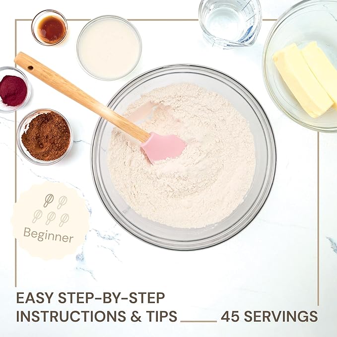 CrumbleCrate Red Velvet Brownie Bites &amp Red Velvet Cake Pops DIY Baking Kit | 2-in-1 Gourmet Dessert Making Set | Pre-Measured Ingredients &amp Tools | Baking Gift