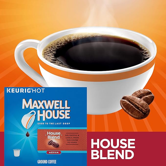 Maxwell House Blend Coffee 36 K-Cups (Ships in Retail Packaging as Shown)