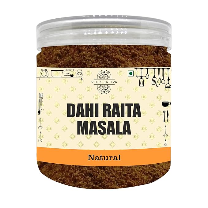 Vedik Sattva Natural Dahi Raita Masala 7.05 OZ / 200 GM | Pack Of 1 Box