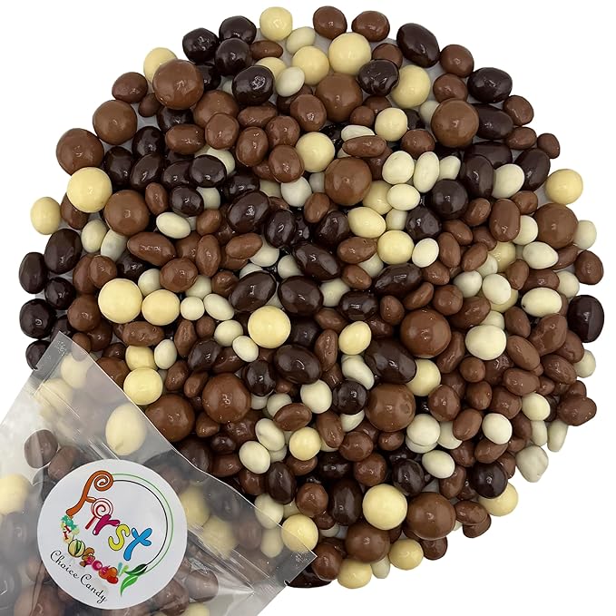 FirstChoiceCandy Bridge Mix Classic Milk &amp Dark Chocolate Covered Candy (Chocolate Covered Peanuts Almonds and RaisinsEspresso BeansMilk Malt balls) (5 Pound)
