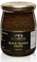 FD TARTUFI Black Truffle Sauce 500g (17.63oz) (Tuber Melanosporum) Gourmet Sauce | Kosher | non gmo | Made in Italy | Mushrooms | Truffles | Specialty Food