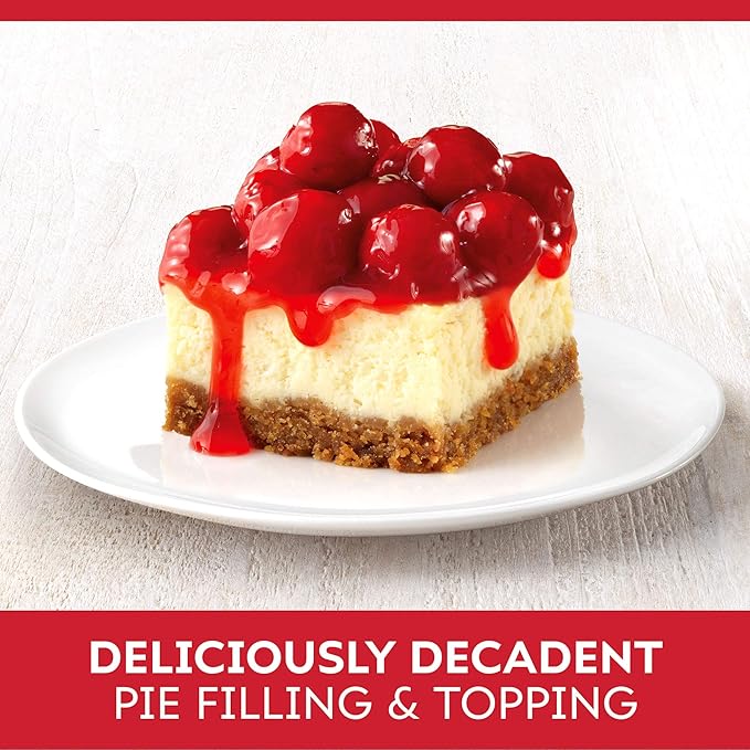 Duncan Hines Comstock Original Pie Filling &amp Topping Country Cherry 30 Ounce (Pack of 12)