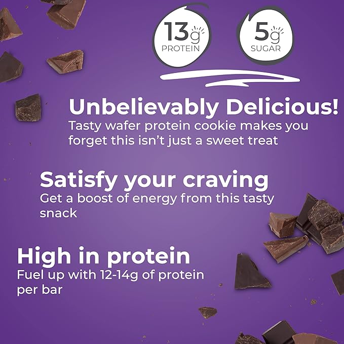 Power Crunch Protein Wafer Bars High Protein Snacks Triple Chocolate 1.4 Ounce (12 Count) and Red Velvet 1.4 Ounce (12 Count)
