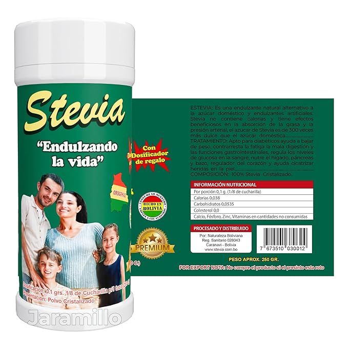 Original Natural Stevia from Bolivia 250gr.