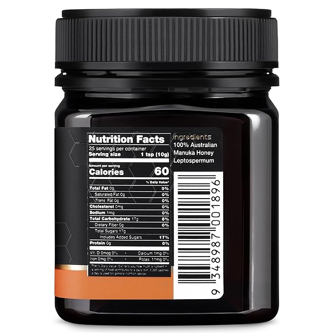 Nature’s Gold Raw Manuka Honey MGO 829+ | Authentic MGO Australian Honey Non-GMO 100% Pure Genuine Traceable from Hive to Home