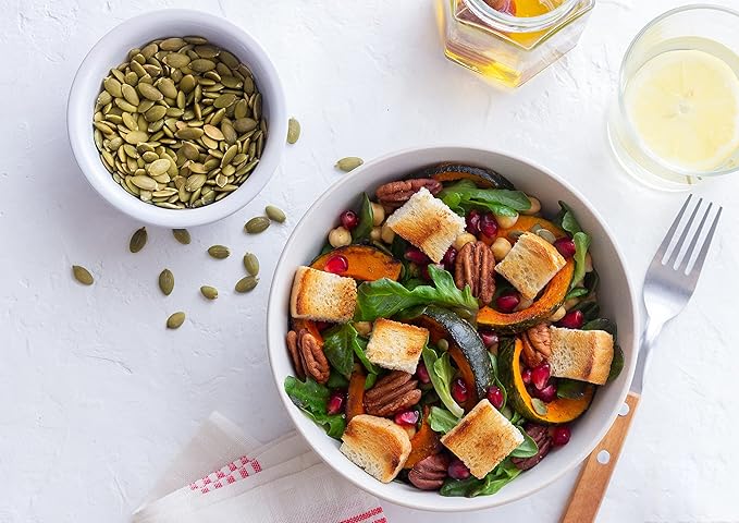 Food to Live Dry Roasted Pumpkin Seed Kernels 16 Pounds Unsalted Oven Roasted Whole Pepitas No Oil Added Shelled Vegan Kosher Keto-Friendly Bulk. Low in Carbs. Great for Snacking