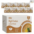 VOLO VERO High Protein (31g) Instant Ramen Pork Tonkotsu Flavor Soup Plant-Based Air-Dried Non-Fried Low Carb Egg-Free Dairy Free Healthy Meal Ready to Eat 8 Pack