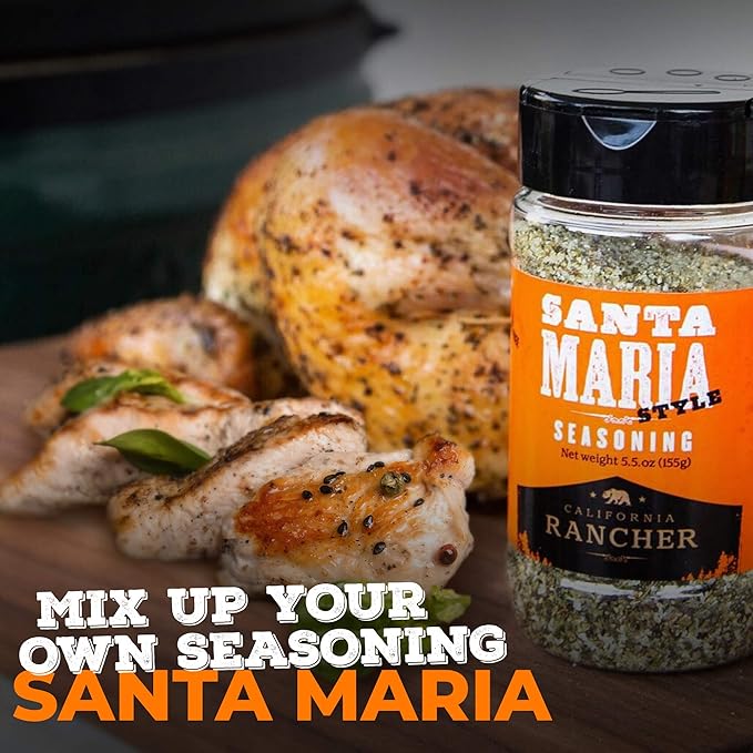 California Rancher - Santa Maria Seasoning Monterey Seafood Seasoning and Oaky &amp Smoky Bbq Dry Rub Gluten-free Bbq Rubs and Spices for Smoking