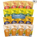 Dozy Oats Overnight Oatmeal Packets Fruity Faves Variety Box with Rolled Oats Chia Seeds Date Powder and Dried Fruit. Gluten-Free Natural Source of Protein and Fiber 16-Pack