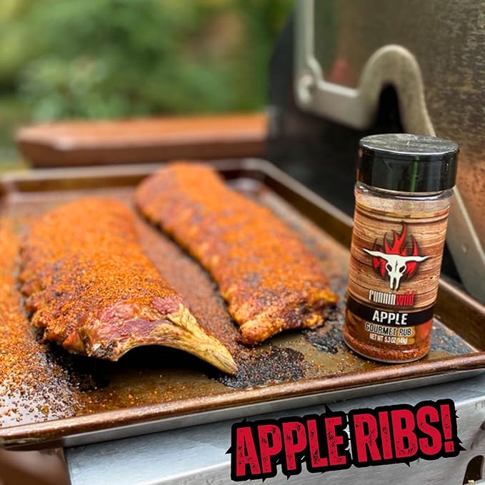 Sweet &amp Smoky BBQ Rub Gift Set for Grill Lovers – Fruit-Infused Peach Apple &amp Cherry Rubs + Award-Winning BBQ Seasonings | Ultimate Smoking &amp Grilling Set for Men Dads &amp Backyard Pit