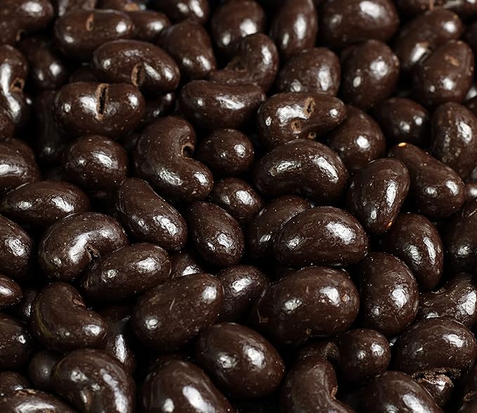 Sugar Free Dark Chocolate Covered Cashews by Its Delish 3 LBS Jumbo Reusable Container (Jar) | Gourmet Dark Chocolate Cashews Healthy Snacks Chocolate Nuts USA Made Vegan Kosher