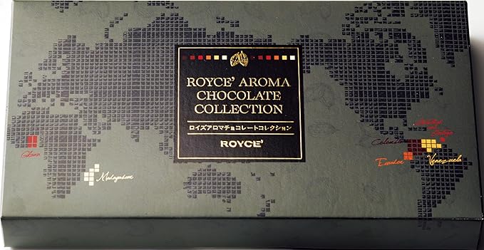 ROYCE' Aroma Chocolate Collection - Assortment of Milk Chocolates | Ideal for Baking and Desserts | No Artificial Preservatives | From Hokkaido Japan (30 Pieces of Chocolate)