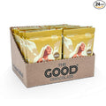 The Good Chocolate - Ginger Chocolate Squares Zero Sugar Lower Net Carb Snack Lower Calorie Vegan Chocolate Candy 24 Square Family Pack