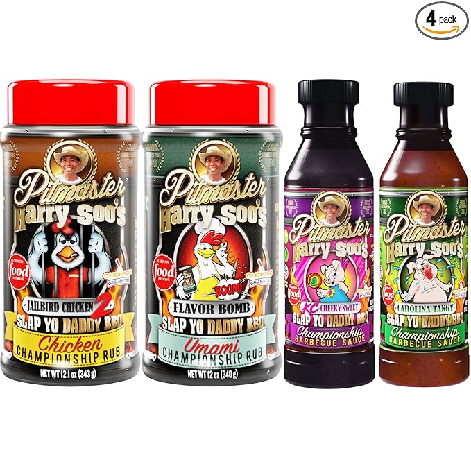Slap Yo Daddy BBQ Chicken Competition Pack 12oz With Sauces
