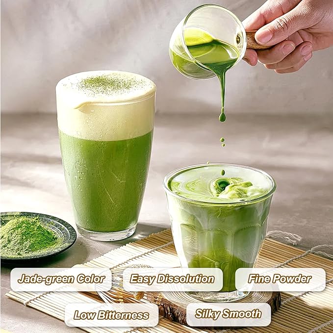 Letstay Matcha Matcha Powder Ceremonial Grade Highland Matcha Tea Organic Matcha Green Tea - Premium 1st Harvest - Zero Sugar Halal Certified &amp SGS Certified &amp FSSC 22000 30g (1.06oz) Tin