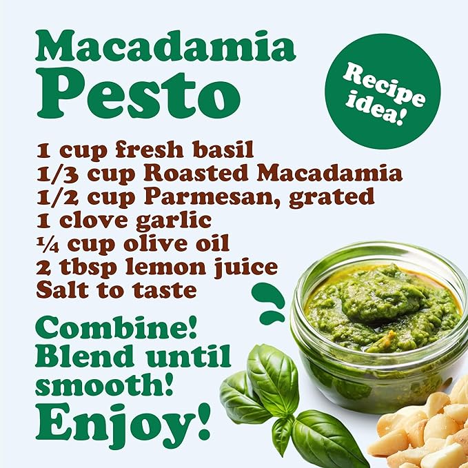 Food to Live Organic Dry Roasted Macadamia Nuts Halves and Pieces 1 Pound – Oven Toasted Unsalted Snack Great for Baking and as Topping for Salads. Non-GMO Vegan Kosher Bulk