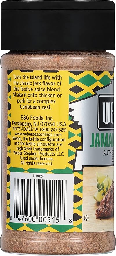 Weber Jamaican Jerk Seasoning 5.75 oz (Pack of 6)