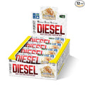 PERFECT SPORTS Diesel New Zealand Whey Protein Bars | Stevia Sweetened No Artificial Flavors | Low Sugar 18g Protein | 12 Pack (White Chocolate Caramel Peanut)