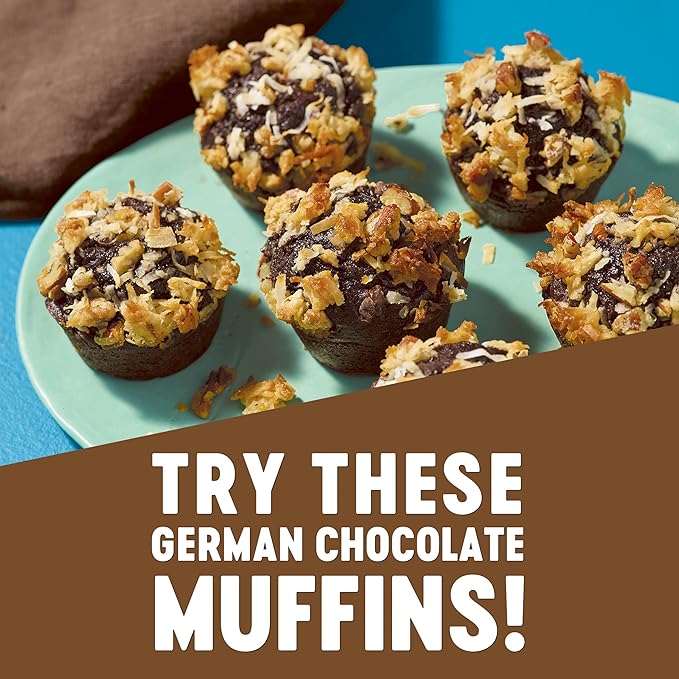 Krusteaz Muffin Mix Double Chocolate Muffin Mix Made with Real Chocolate Chips &amp No Artificial Flavors Colors or Preservatives 20 Ounce Box (Pack of 3)