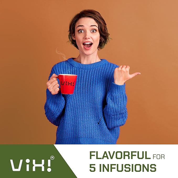 VIXI Jasmine Green Tea Loose Leaves 16 Oz Jazmine Flavored Unsweetened Caffeinated 100% Natural from Ancient Leaf Tea Tree Jasmin Scented Green Looseleaf for Hot and Cold Brew