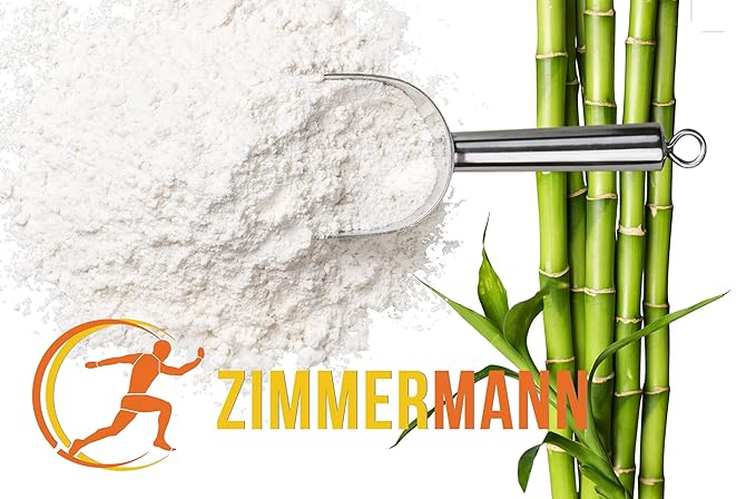 Zimmermann Bamboo Fiber 2.2lb 1000g gluten free flour Non GMO Keto Flour 100% Bamboo Keto &amp Low-Carb Baking &amp Cooking Low Calorie Flour