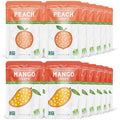 Nature's Turn Freeze-Dried Fruit Snacks Peach and Mango Crisps Pack of 24 (0.53 oz Each)