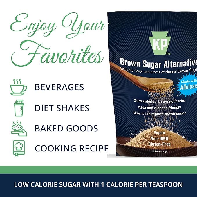Brown allulose alternative sweetener 2lb bag (Packaging May Vary)