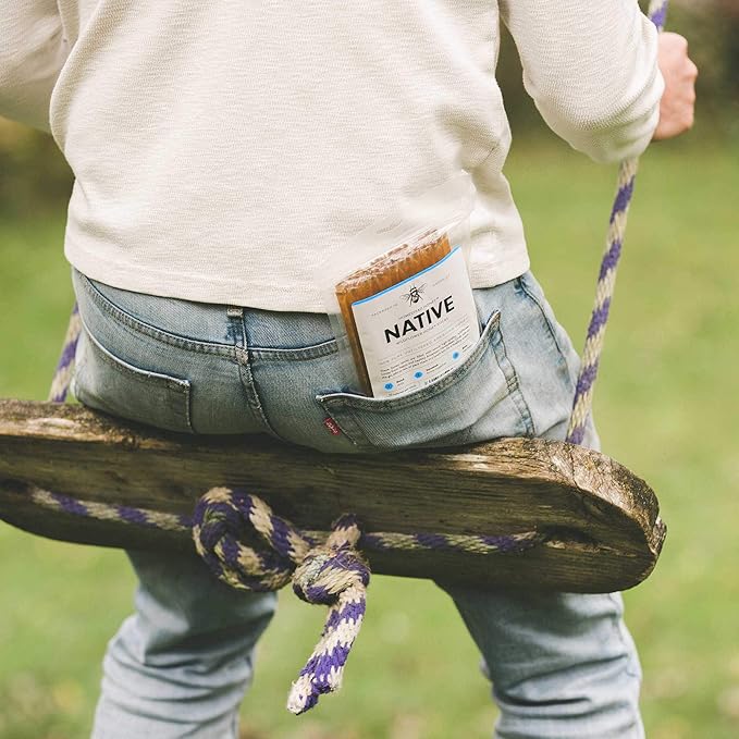 Homestead Honey Native Sticks 100 Count - Pure Wildflower - Individual Packets - Unfiltered Snack for Kids Hiking and Tea - Natural No Additives - 8.25x6x1.25 inches