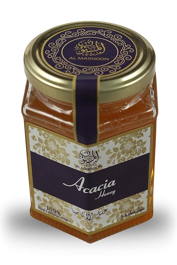 AL MASNOON Acacia Honey 100% Pure &amp Natural Honey
