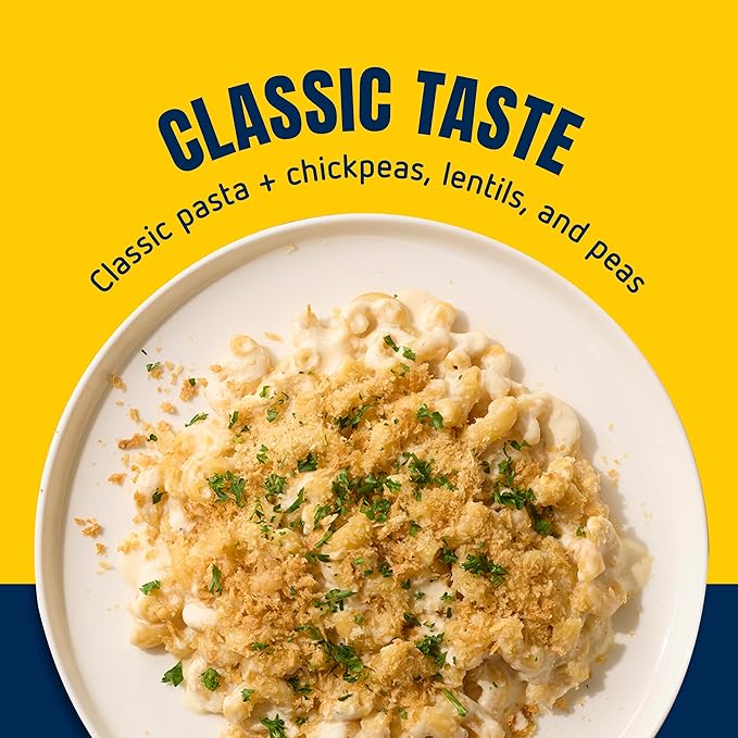 BARILLA Protein+ (Plus) Elbows Pasta 14.5 Ounce (Pack of 8) - plant based pasta - Made from Lentils Chickpeas &amp Peas - Non-GMO Kosher Certified and Vegan