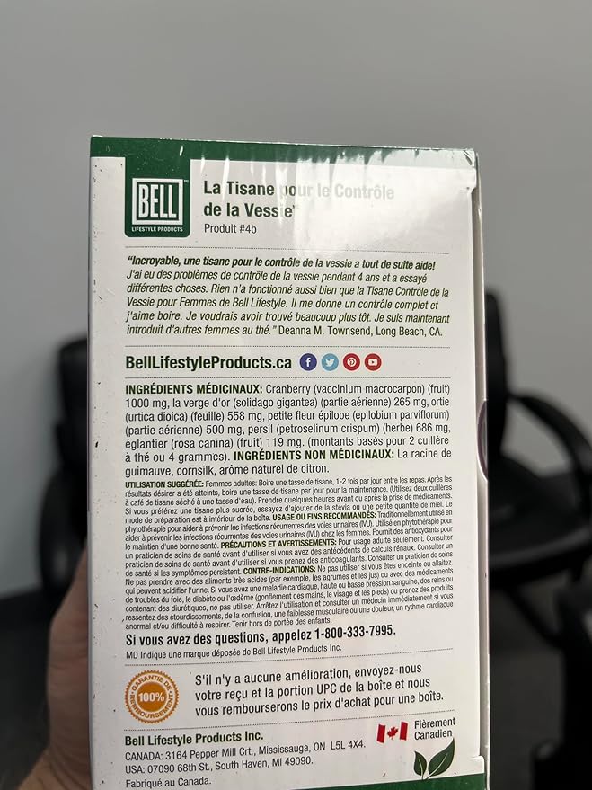 Bell Bladder Control Tea for Women™ - A Special Herbal Tea to Help Support Healthy Urinary Balance and Control - Kidney Tea