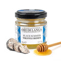 Ori di Langa Black Truffle Honey - Gourmet Flavored Honey Infused with Black Summer Truffles Foraged in Italy Luxurious All Natural Sauce for Foodies Non-GMO - 3.17 oz