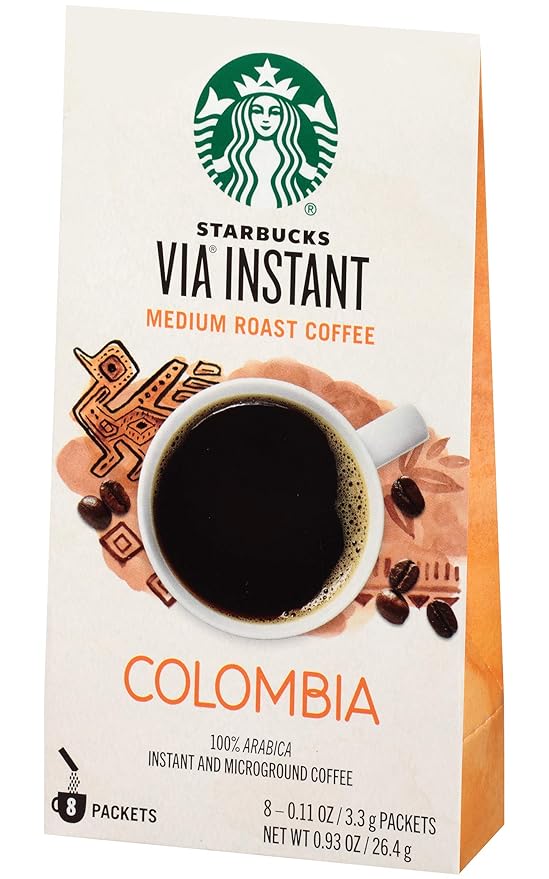 Starbucks VIA Colombia Coffee 8ct (Pack of 6)