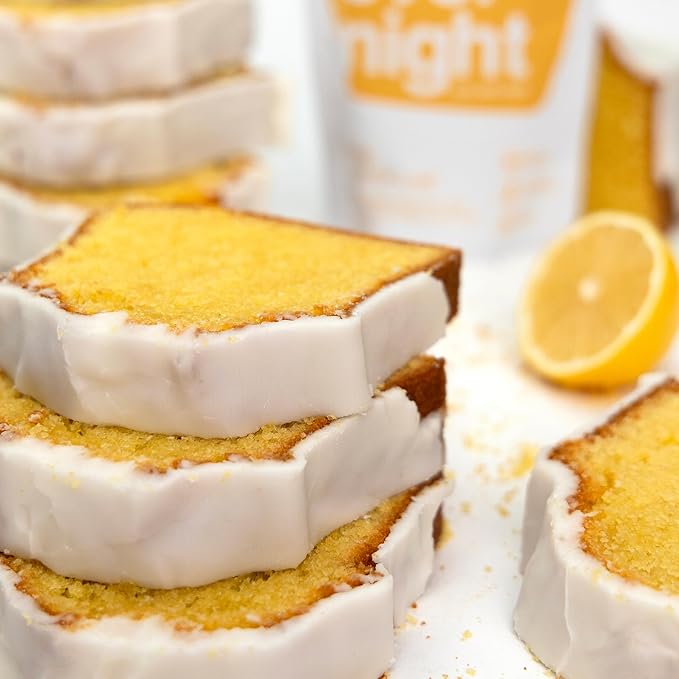 Oats Overnight Iced Lemon Loaf - Overnight Oats with 20g Plant-Based Protein High Fiber Breakfast Protein Shake - Vegan Gluten Free Oatmeal Non GMO High Protein Oatmeal (2.4 oz per Meal) (16 Pack)